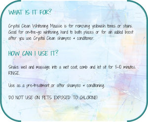Crystal Clean Whitening Mousse